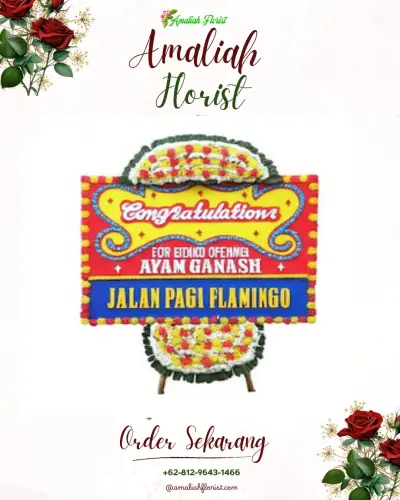 Bunga Papan Congratulation di Pandan Kasturi